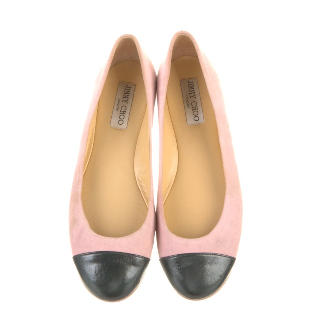 Jimmy Choo Suede Ballet Flats